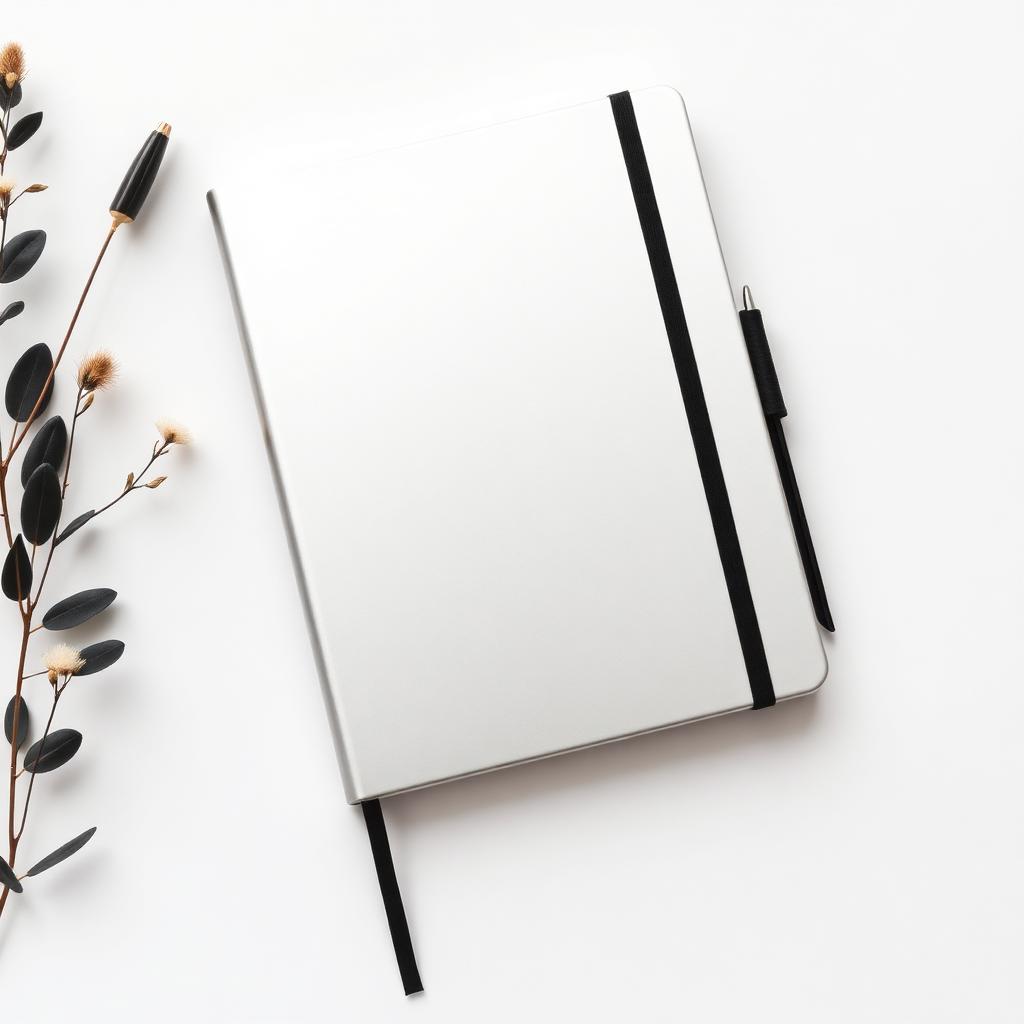 Clever Fox Planner Premium – Undated Weekly & Monthly Planner (Silver Black)