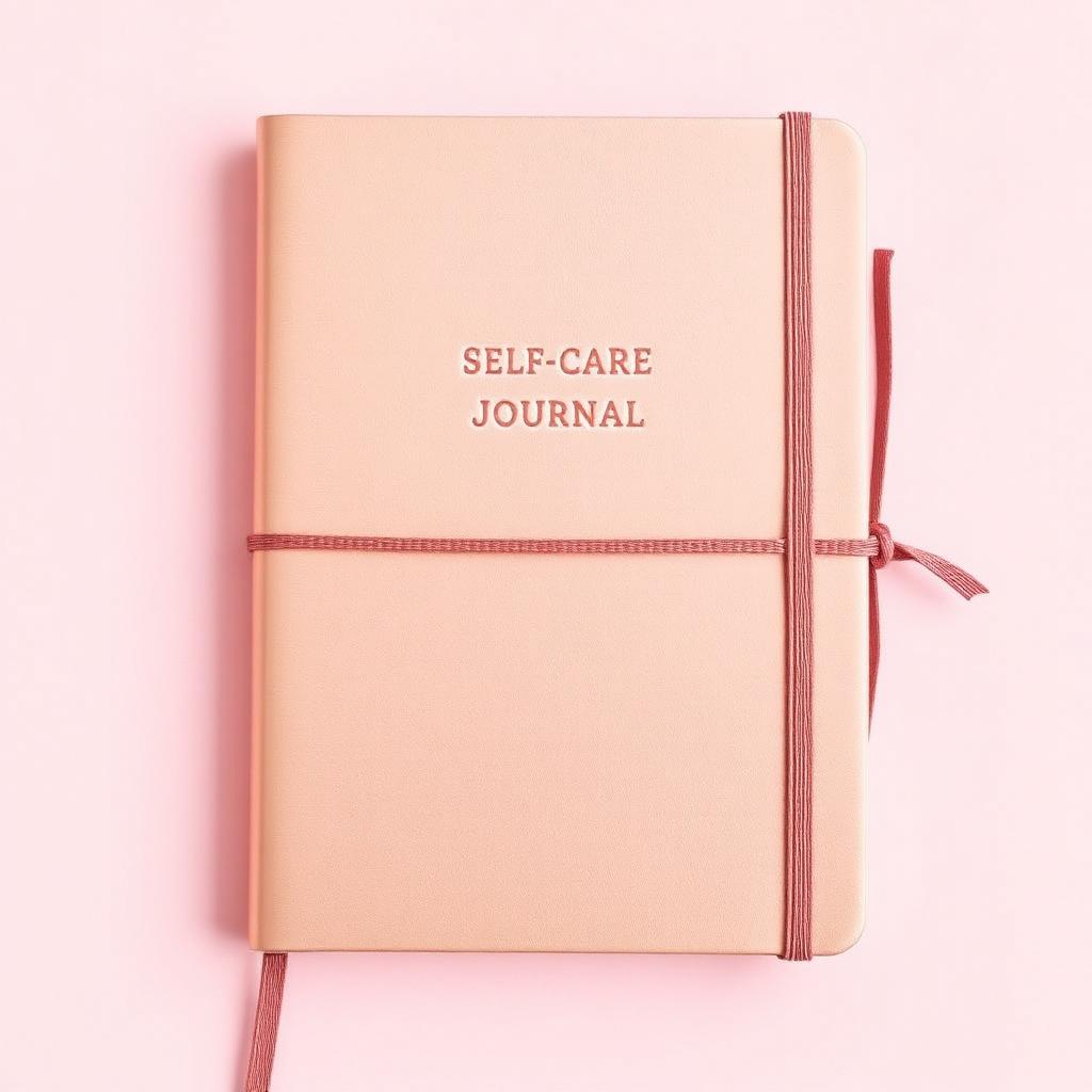 Clever Fox Self-Care Journal – Daily Reflection Notebook (Rose Gold)